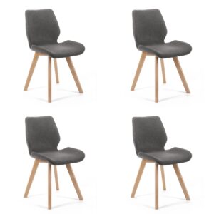 Virtuvinė kėdė SJ.0159, PILKAI RUDA