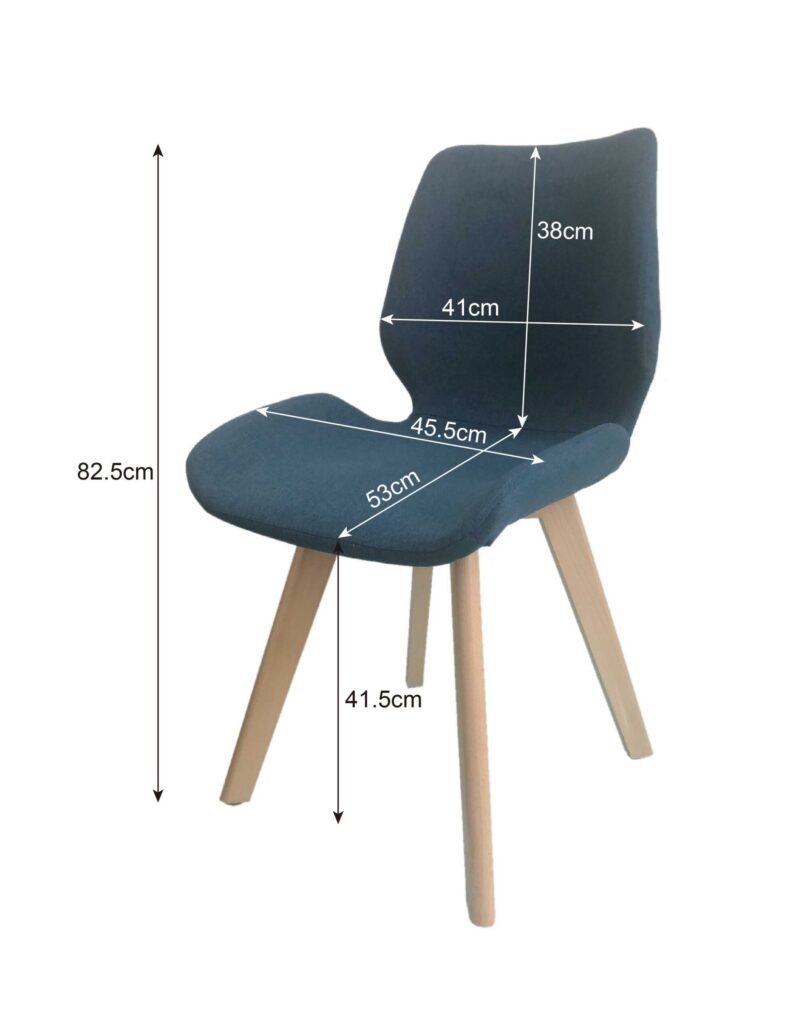 Virtuvinė kėdė SJ.0159, NAVY BLUE - Image 3