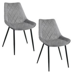2x Virtuvinės kėdės SJ.0488, PILKA