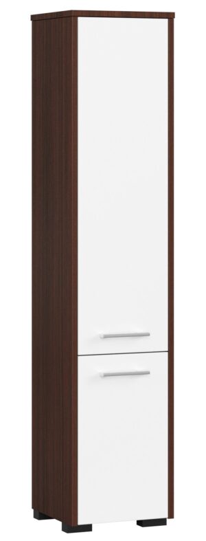 Pastatoma vonios kambario lentyna virš skalbimo mašinos 2D 140cm, VENGE / BALTA